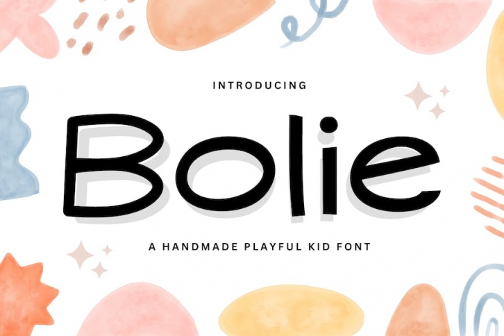 Bolie - Handmade Playful Kid Font Font Download