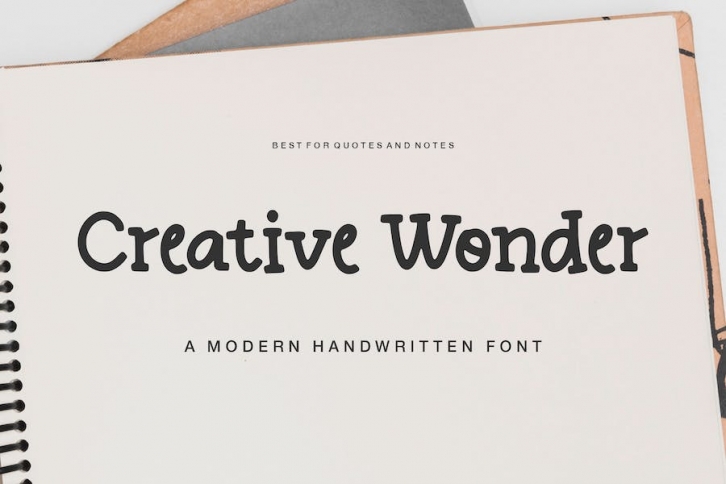 Creative Wonder Handwriting Font YH Font Download