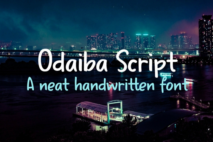 Odaiba Script Font Font Download