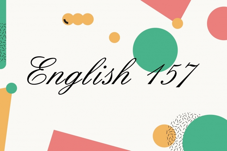 English 157 Font Font Download