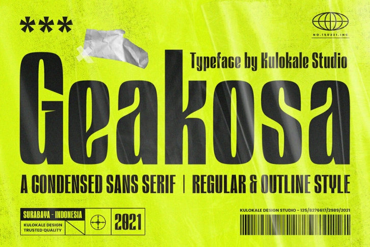 Geakosa Font Font Download