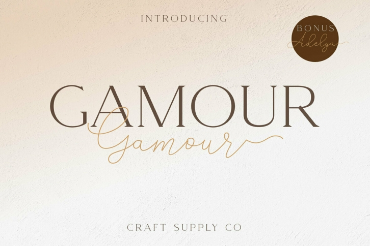 Gamour Font Font Download