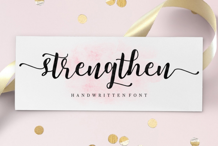 Strengthen Font Font Download