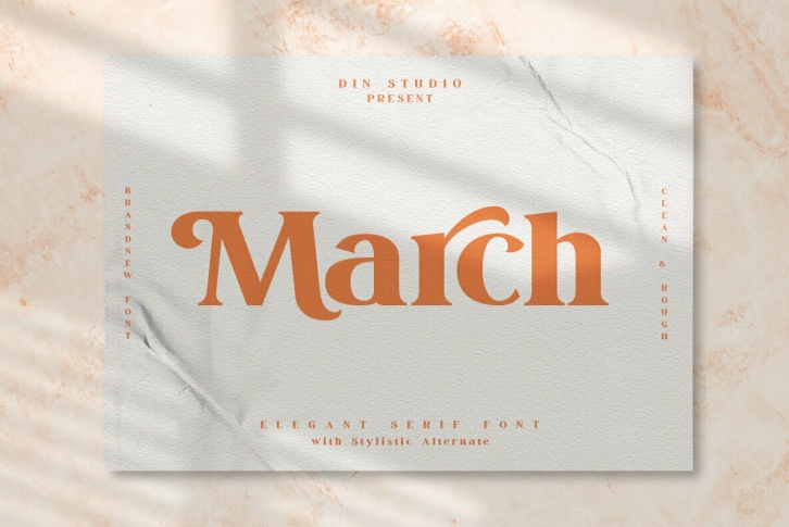 March Font Font Download