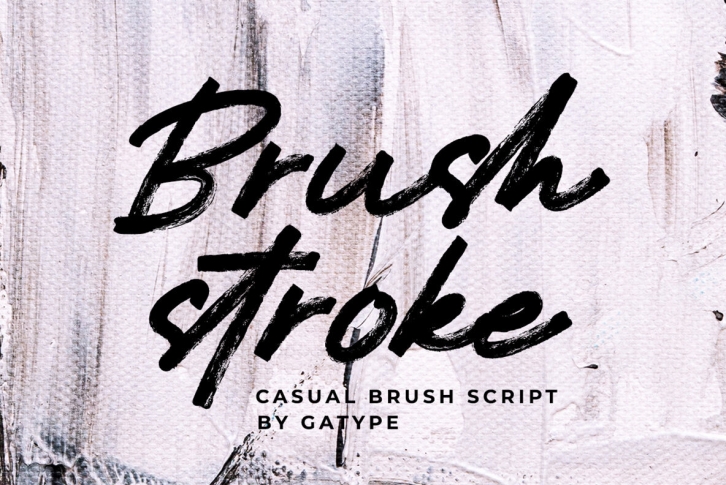 Brushstroke Font Font Download