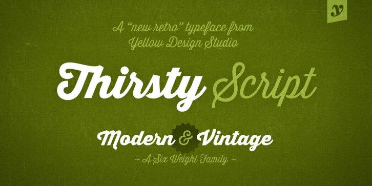 Thirsty Script Font: A Timeless Waltz of Curves and Swashes Font Download