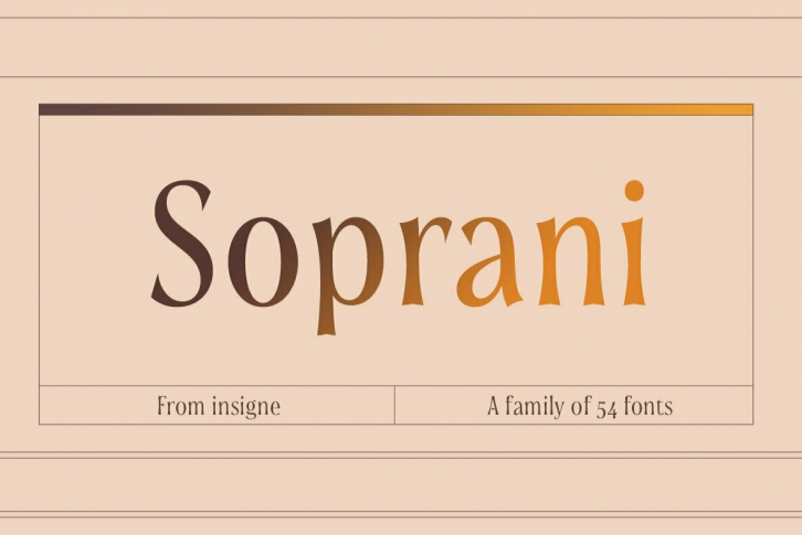 Soprani Font Font Download