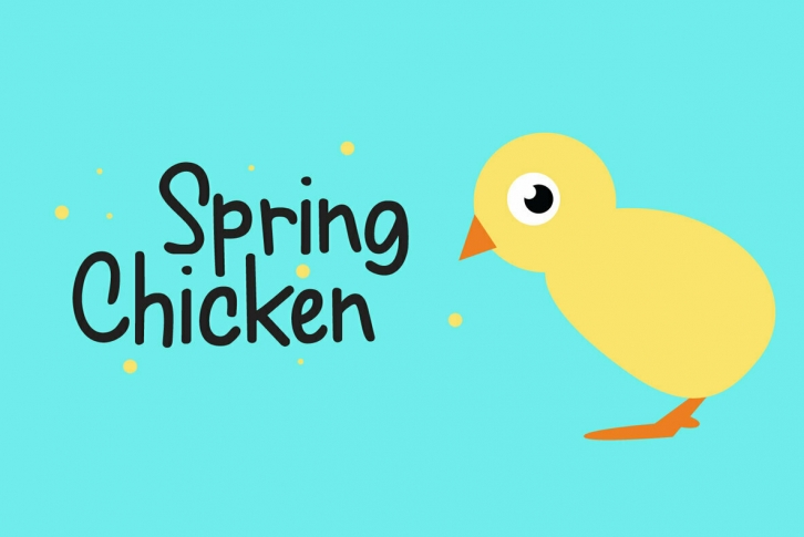 Spring Chicken Font Font Download