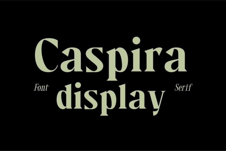 Caspira Font Font Download