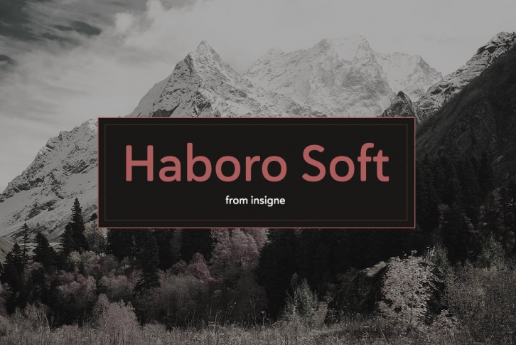 Haboro Soft Font Font Download