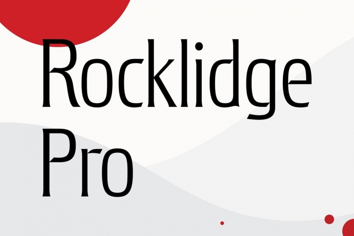 Rocklidge Pro Font Font Download