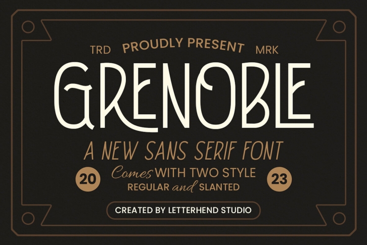 Grenoble Font Font Download