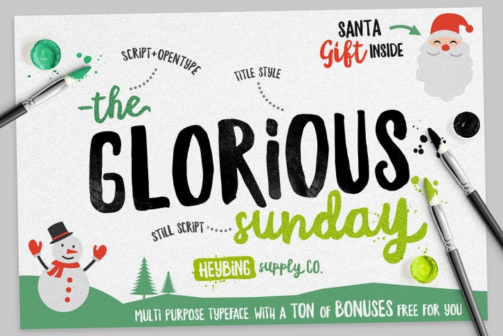 Glorious Sunday Font Font Download