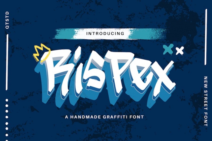 Rispex - A Handmade Graffiti Font Font Download