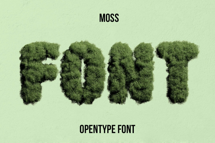 Moss SVG Font Font Download