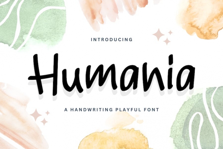 Humania - Handwriting Playful Font Font Download