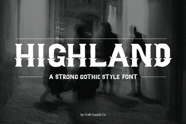 Highand – Gothic Typeface Font Download