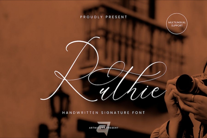 Ruthie - Handwritten Signature Font Font Download