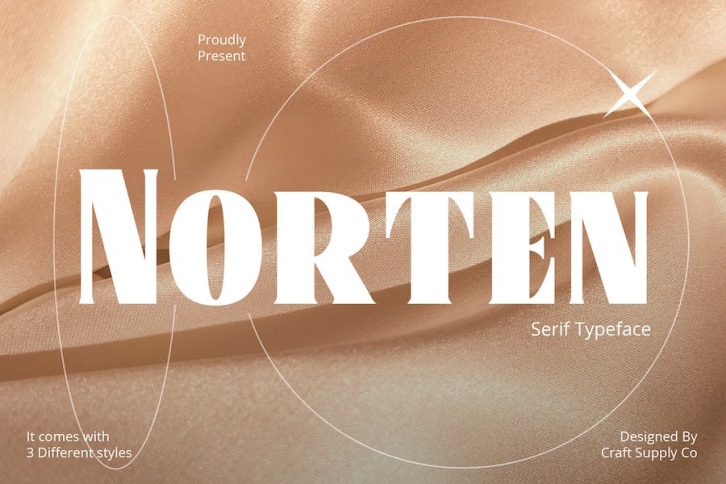 Norten – Serif Typeface Font Download