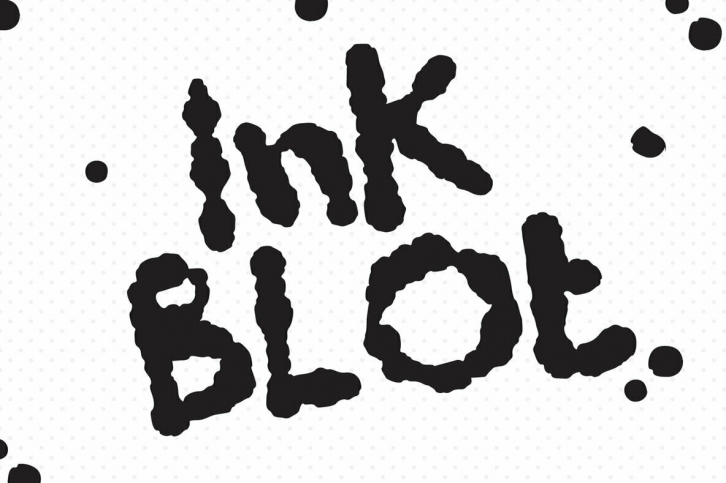 Ink Blot Font Font Download