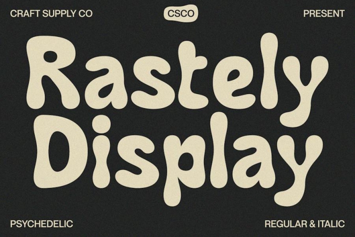 Rastely – Funky Typeface Font Download