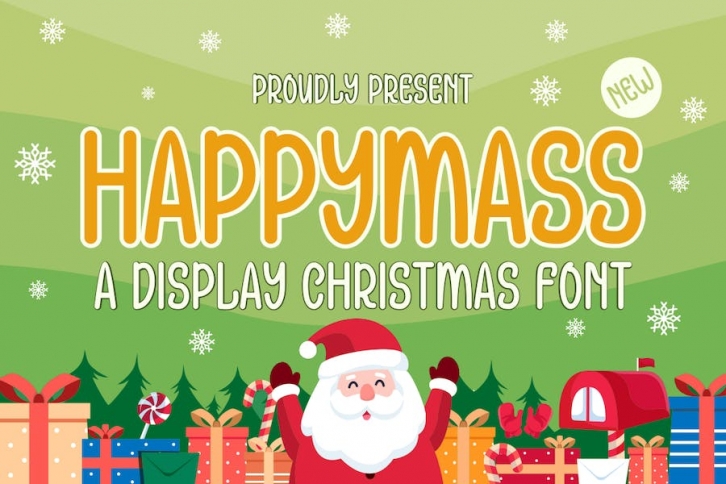 Happymass - Display Christmas Font Font Download