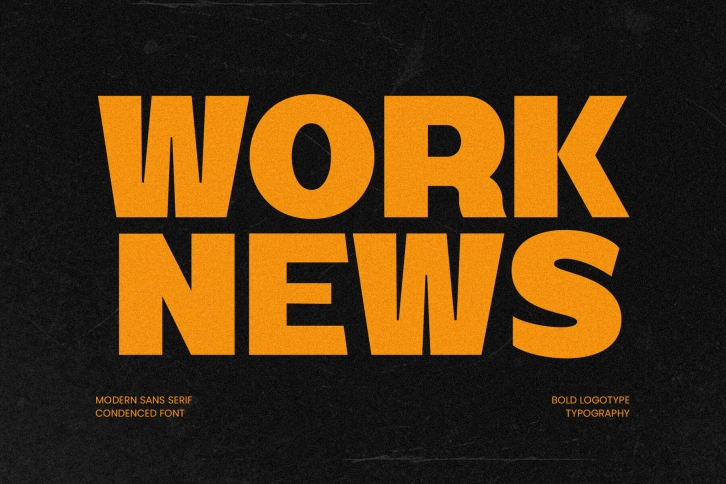 Work News Font Font Download