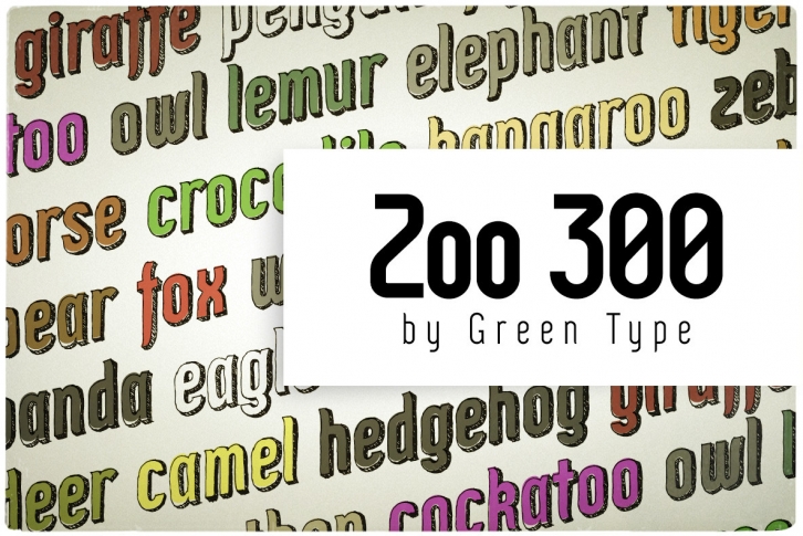 Zoo 300 Font Font Download