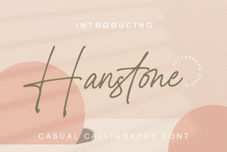 Hanstone Font Font Download