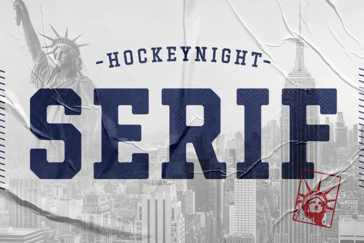 Hockeynight Serif Font Font Download