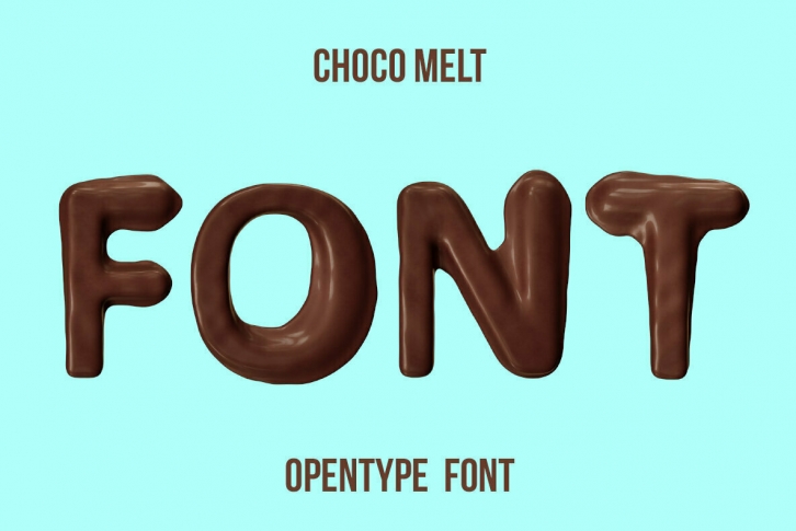 Choco Melt SVG Font Font Download