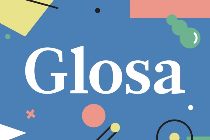 Glosa Font Font Download