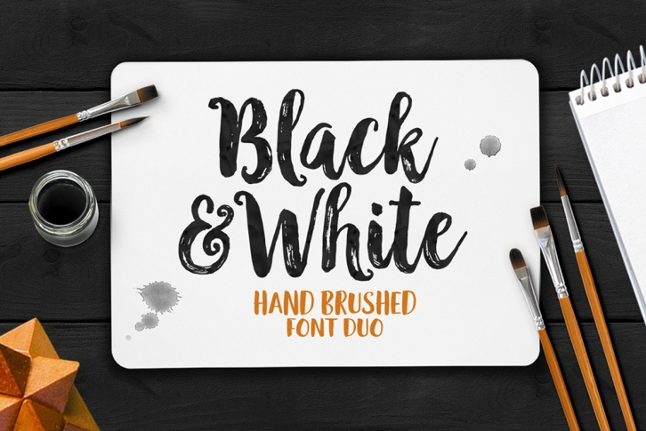 Black And White Font Font Download