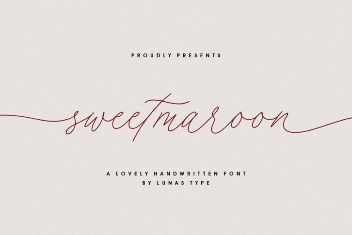 Sweetmaroon Font Font Download