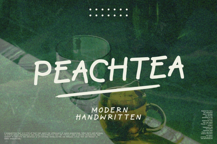 Peachtea Font Font Download