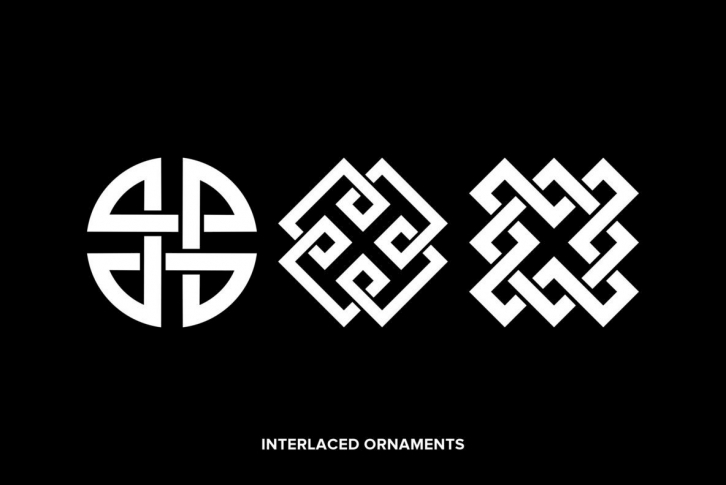 Interlaced Ornaments Font Font Download