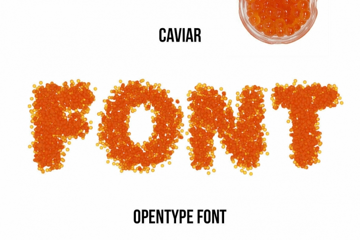 Caviar SVG Font Font Download