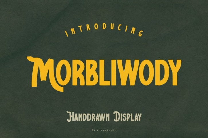 Morbliwody - Display Font Font Download