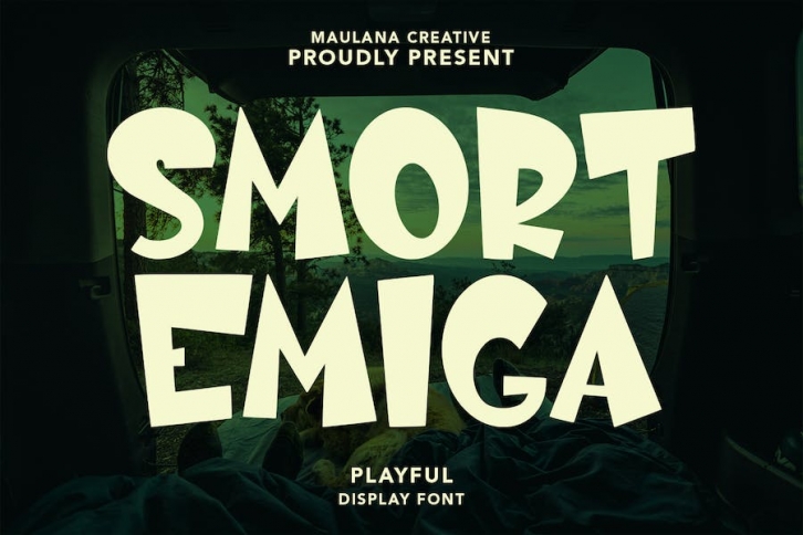 Smort Emiga Playful Display Font Font Download