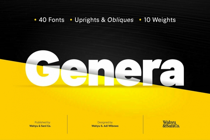 Genera Font Font Download