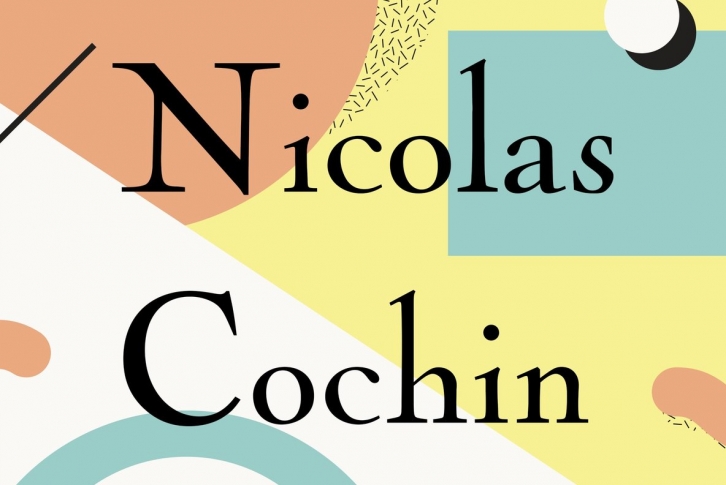 Nicolas Cochin Font Font Download