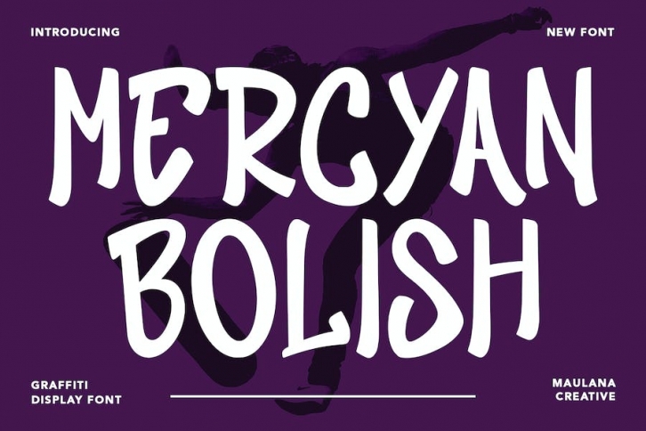 Mercyan Bolish Graffiti Display Font Font Download