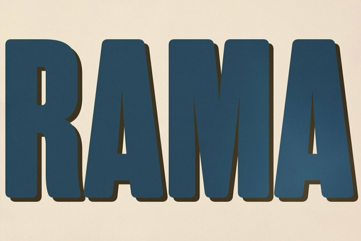 Rama Gothic Rounded Font Font Download