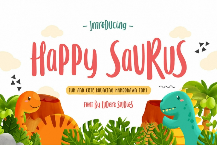 LD Happy Saurus Font Font Download