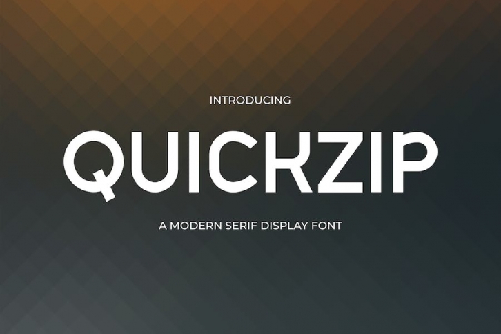 Quickzip - Elegant Sans Serif Font Font Download