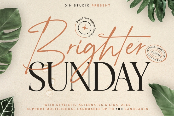 Brighter Sunday Font Font Download