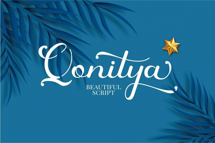 Qonitya Font Font Download