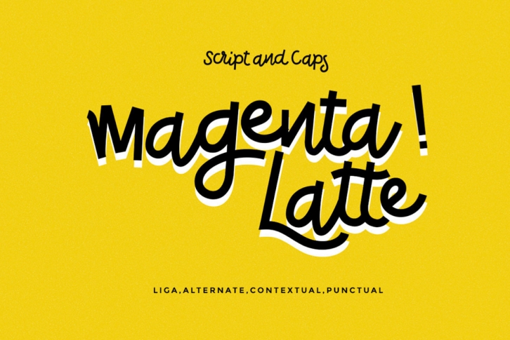 Magenta Latte Font Font Download