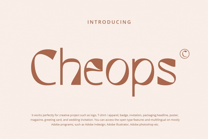 Cheops Font Font Download