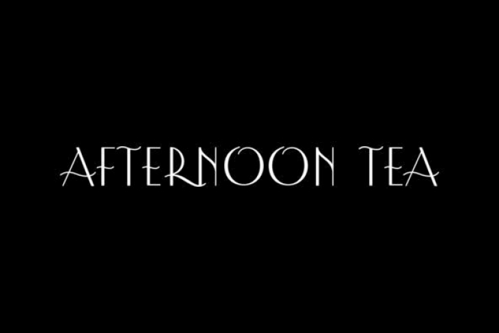 Afternoon Tea Font Font Download